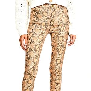 NWT Frame Snakeskin Jeans